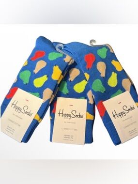 Happy Socks *BUNDLE OF 3* Colorful Fruit Socks